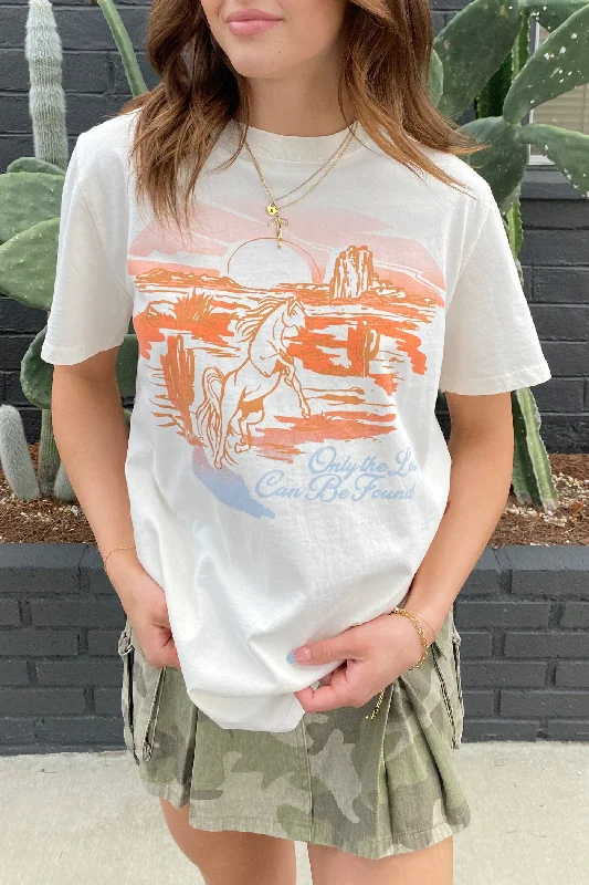 Only The Lost Boyfriend Fit Graphic Tee