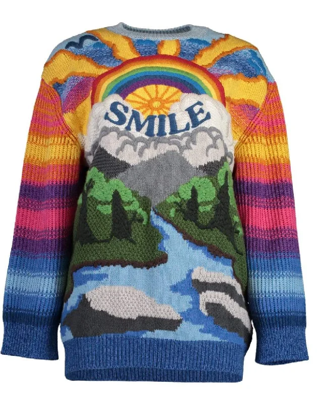 Crewneck Jumper Kind Intarsia