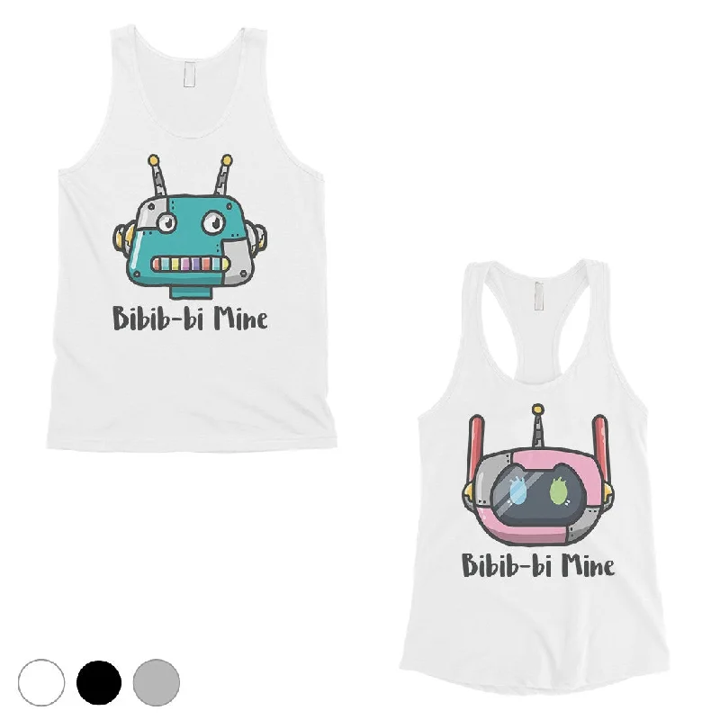 Bibib-bi Mine Cute Couples Matching Tank Tops Cute Anniversary Gift