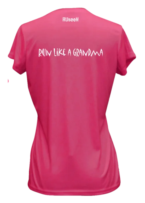 Women's Reflective Short Sleeve Shirt - Run Like a Grandma