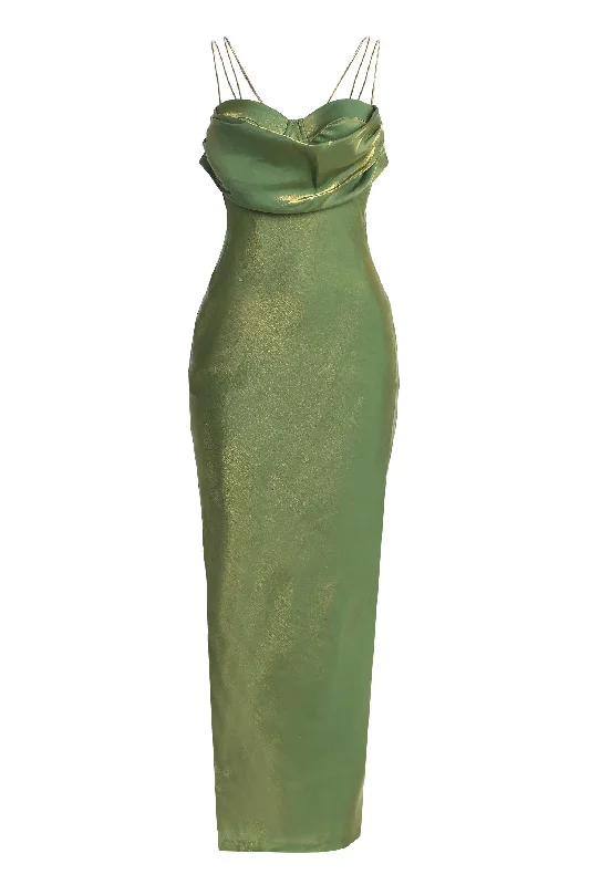 Green Iridescent Visions Of You Dress