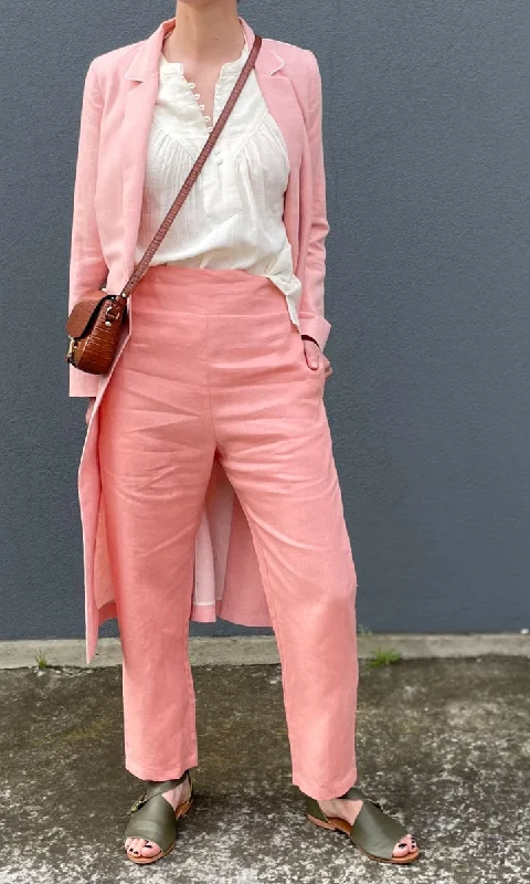 HOSS Pink  Beth Linen Pant