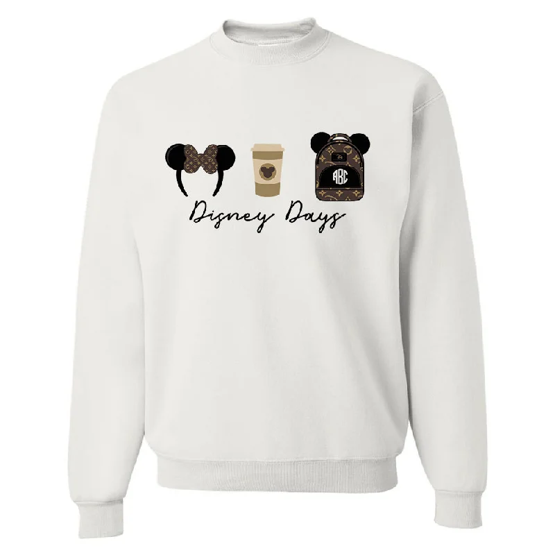 Monogrammed 'Disney Days' Crewneck Sweatshirt