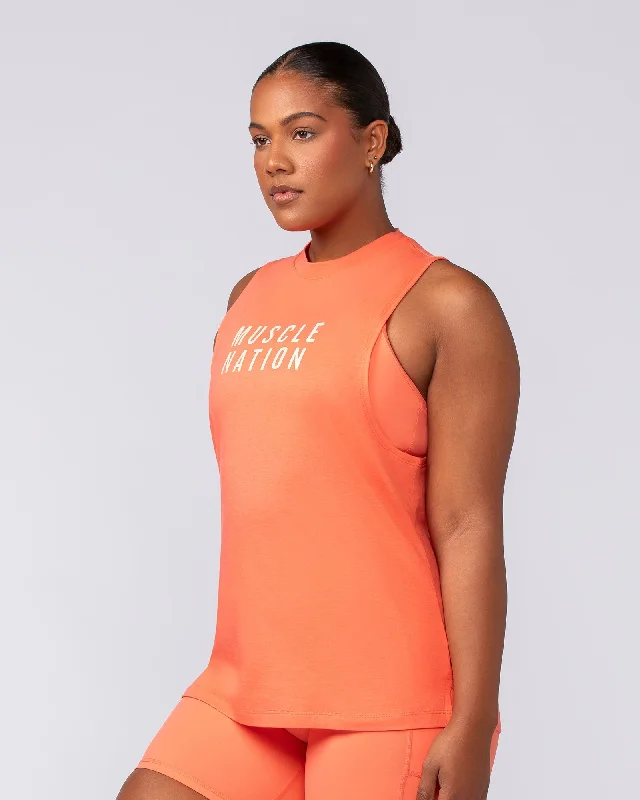 Essential Training Tank - Hot Coral