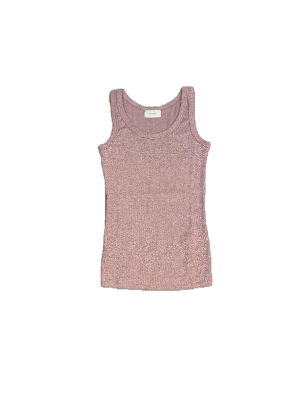 Vicolo antique pink glitter top