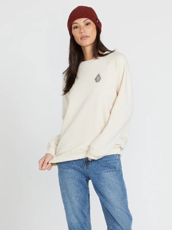 Stone Magic Boyfriend Crew Sweatshirt - Cloud