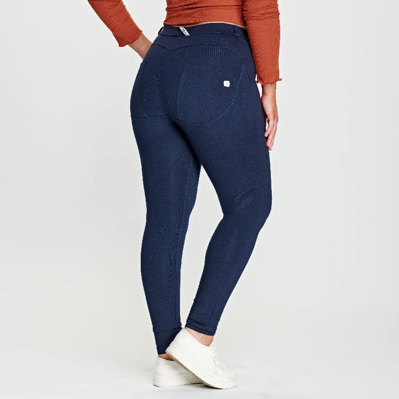 WR.UP® Curvy Fashion - Mid Waist - Full Length - Navy Blue