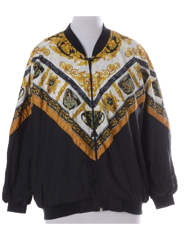 Label Kay Bomber Patterned Jacket