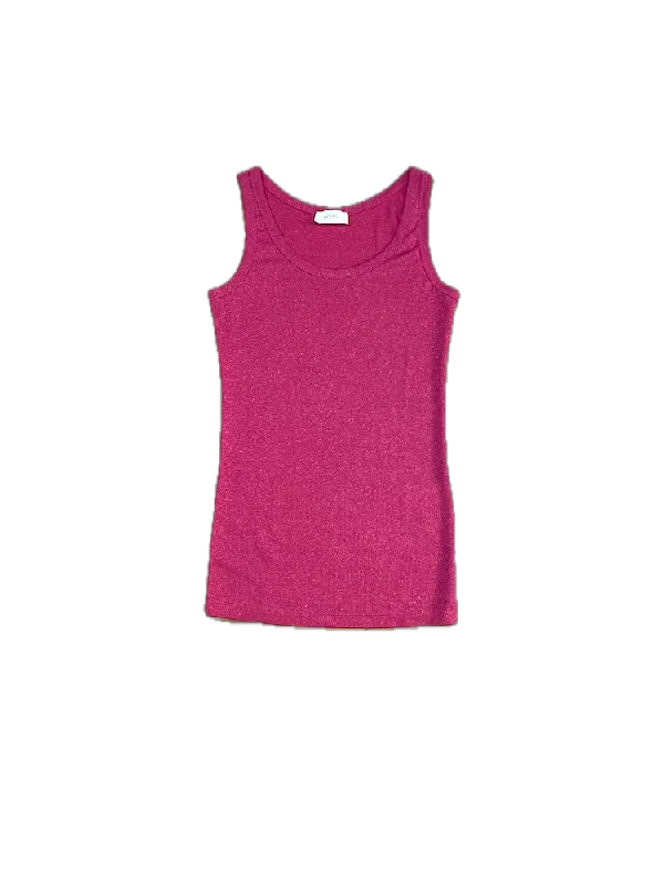 Vicolo fuchsia glitter top