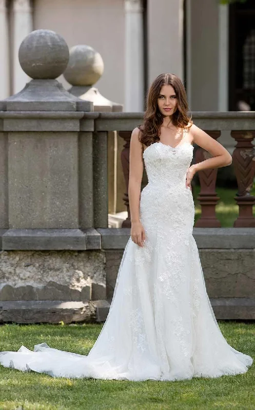 Rachel Allan Bridal - M620 Lace Embroidered Sweetheart Trumpet Gown