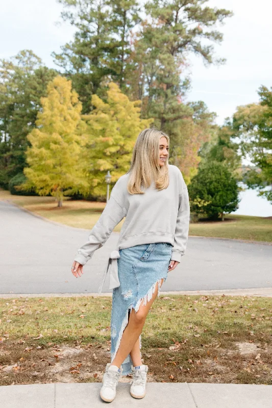 Unique Sweatshirt - Heather Grey