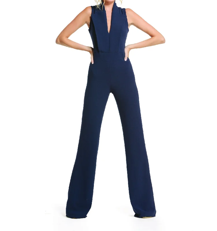 Tuxedo Jumpsuit