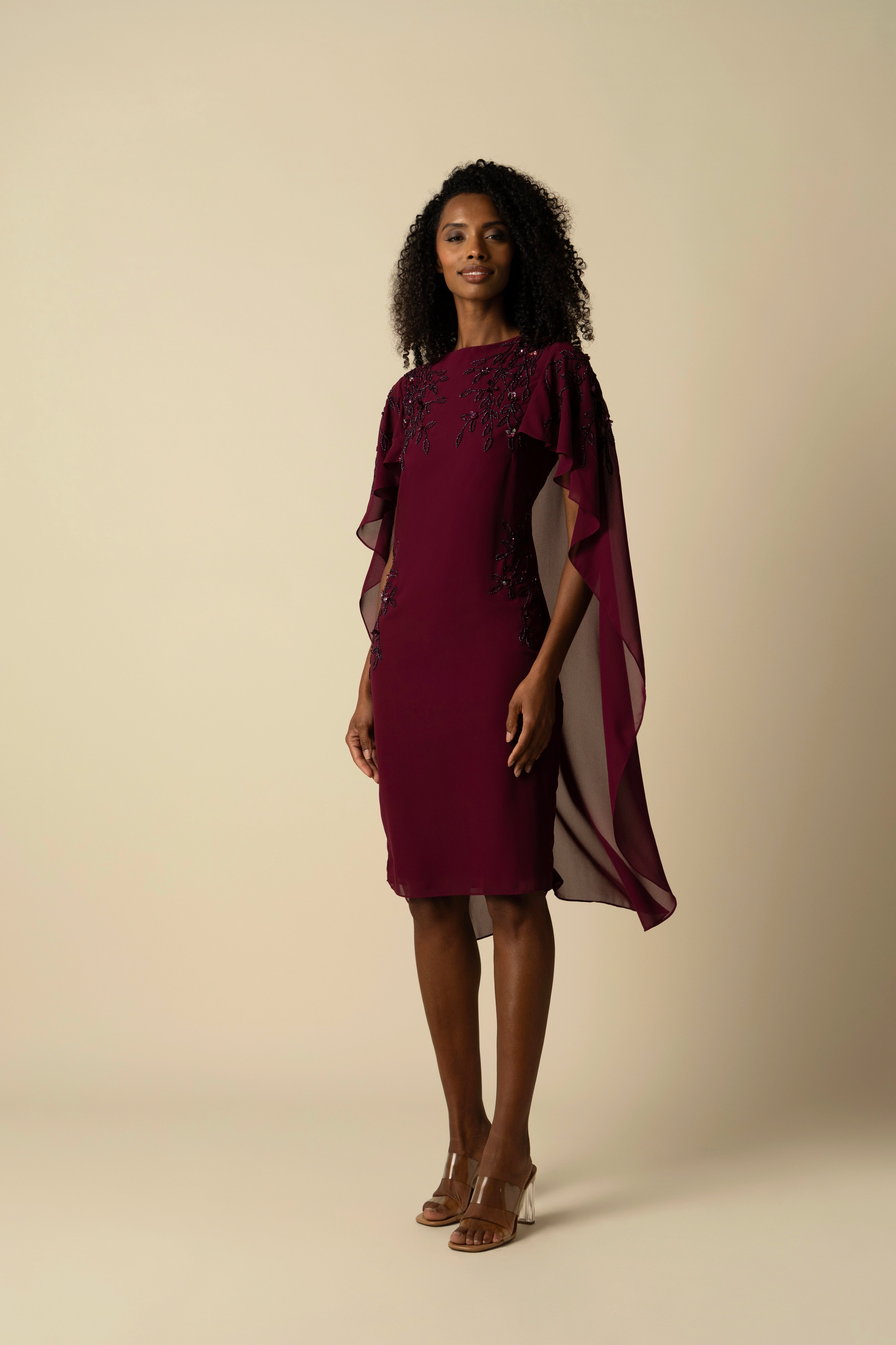 Burgundy Bella Dress