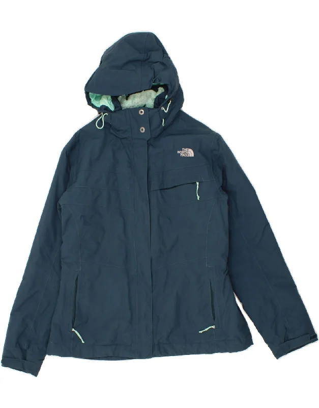 THE NORTH FACE Womens Hooded Windbreaker Jacket UK 18 XL Blue