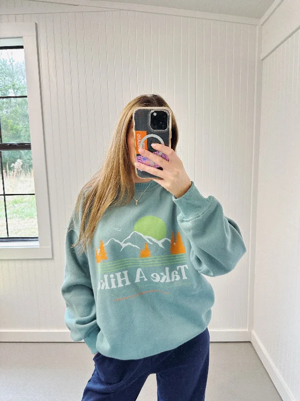 Take a Hike Sweatshirt - Sage