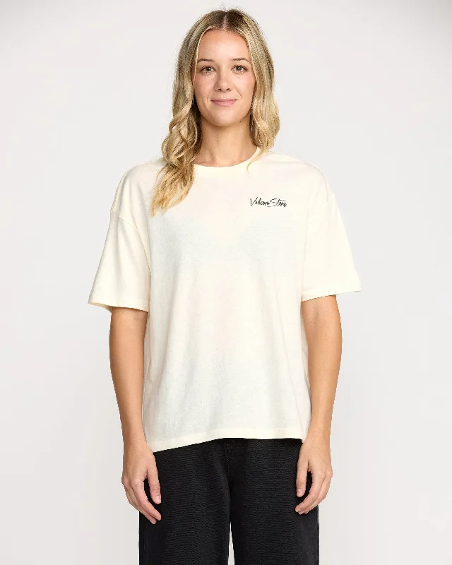 Stone Dream Boyfriend Tee - Bone