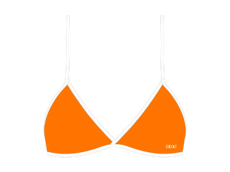 Cruise Orange Fitted Top II