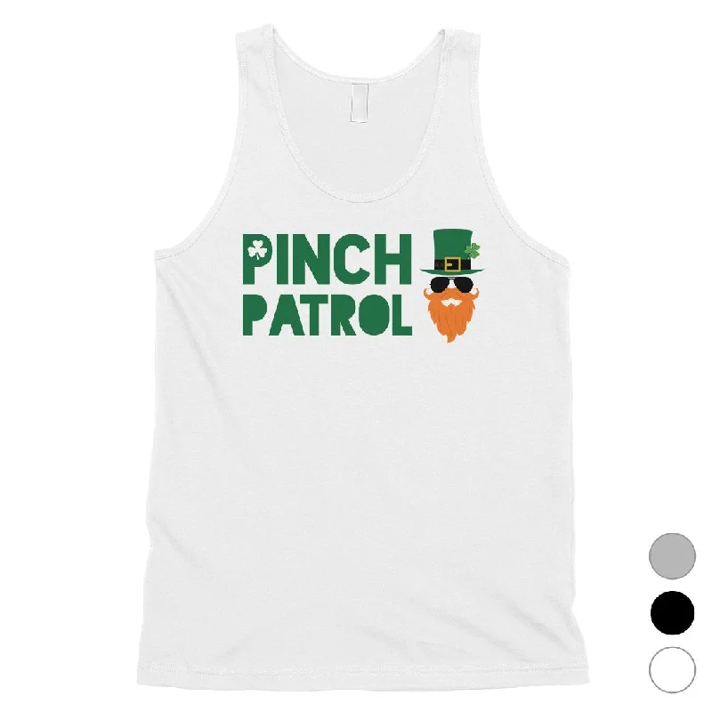 Pinch Patrol Leprechaun Tank Top Mens St Paddy's Day Gym Tank Top