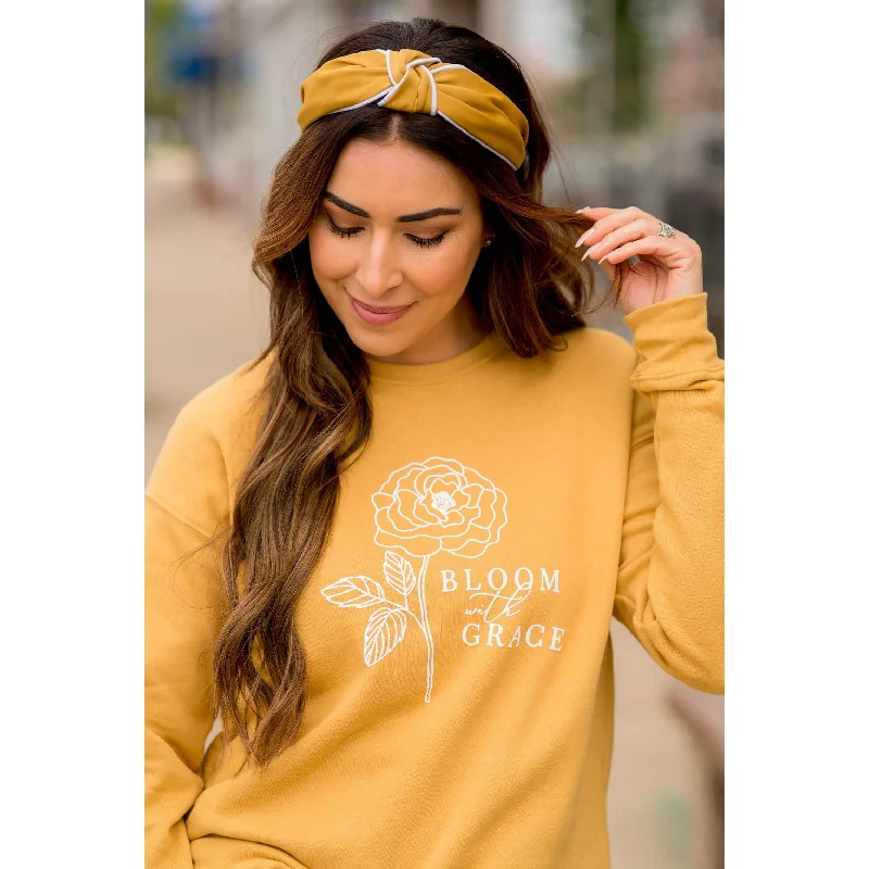 Bloom With Grace Graphic Sweatshirt