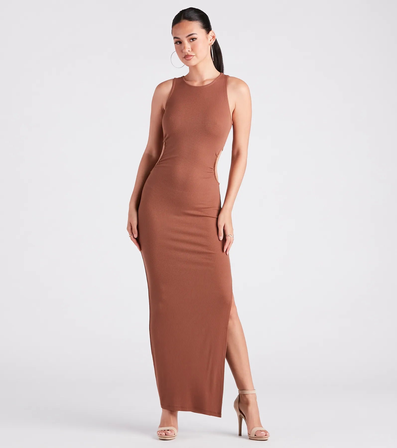 Casual-Chic Style Muse High Slit Maxi Dress