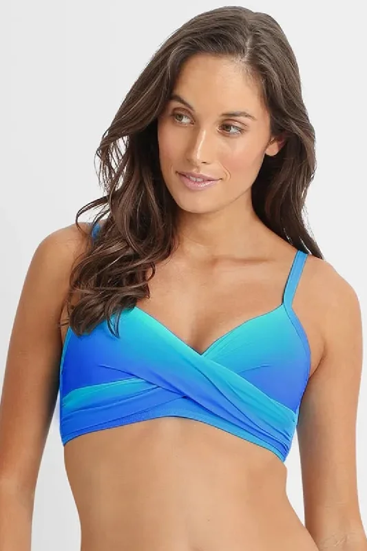 Sunseeker Majestic Twist Front Bralette - Blue