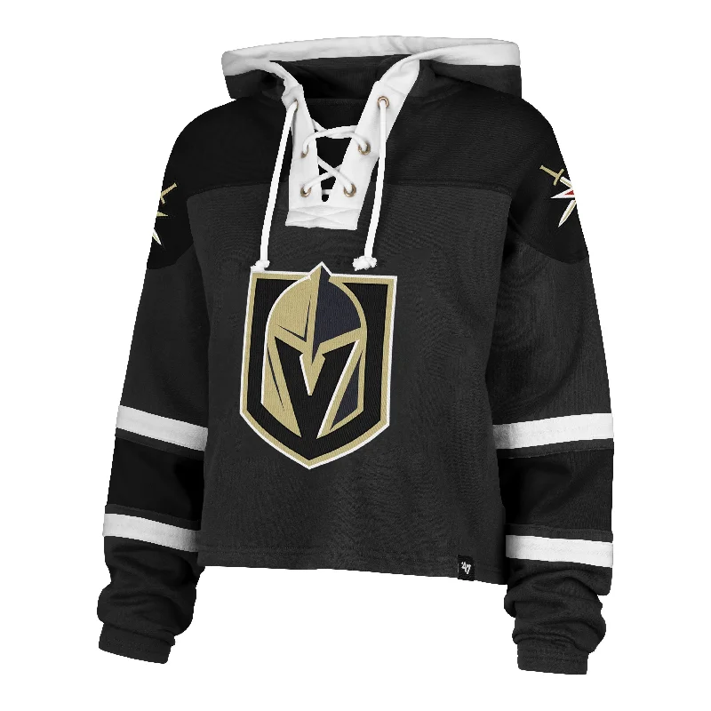 VEGAS GOLDEN KNIGHTS CROPPED SUPERIOR '47 LACER HOOD WOMENS