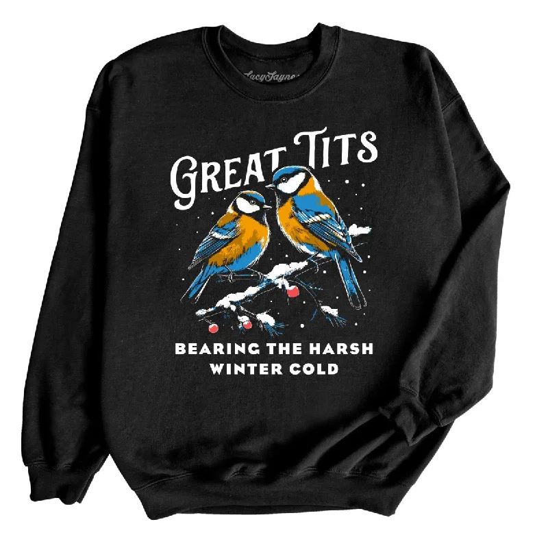 Great Tits Winter Cold Sweatshirt